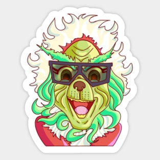 The Grinch - Joyful and Triumphant Sticker